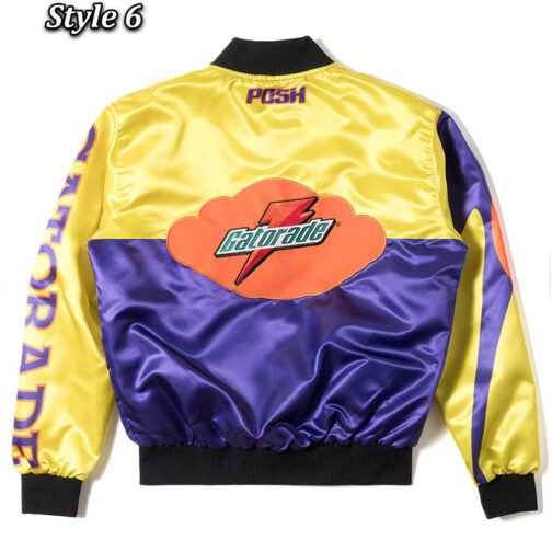 Gatorade Two Tone Varsity Satin Jacket - Image 12