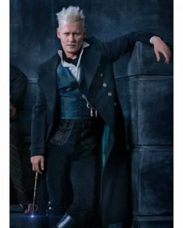 Fantastic Beasts 2 Johnny Depp Double Breasted Coat