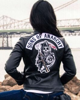 Sons of Anarchy Katey Sagal Motorcycle Jacket