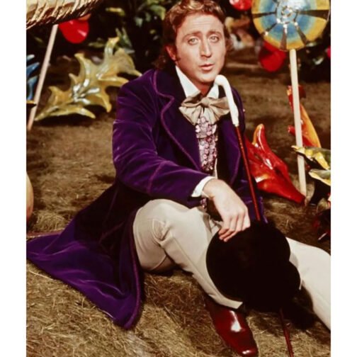 Willy Wonka and the Chocolate Factory Gene Wilder Purple Coat - Image 12