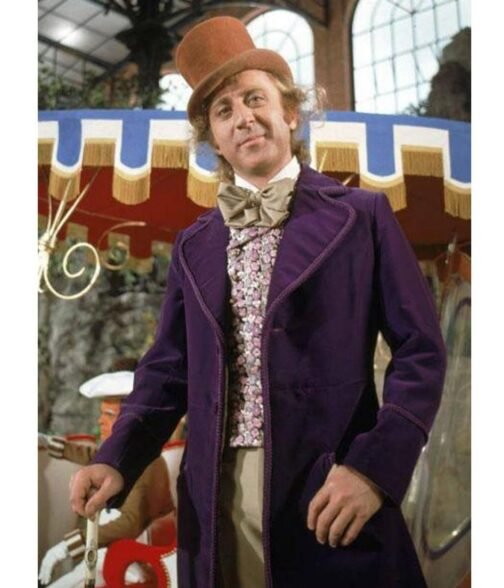 Willy Wonka and the Chocolate Factory Gene Wilder Purple Coat - Image 5