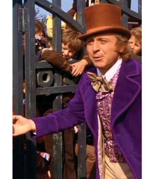 Willy Wonka and the Chocolate Factory Gene Wilder Purple Coat - Image 8