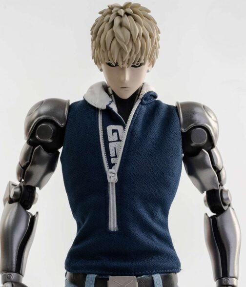 Genos One Punch Man Fleece Blue Vest