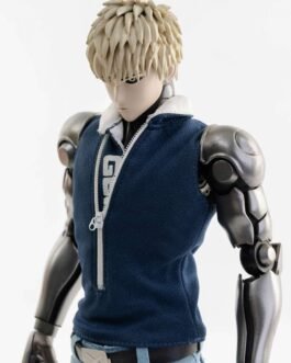 Genos One Punch Man Fleece Blue Vest