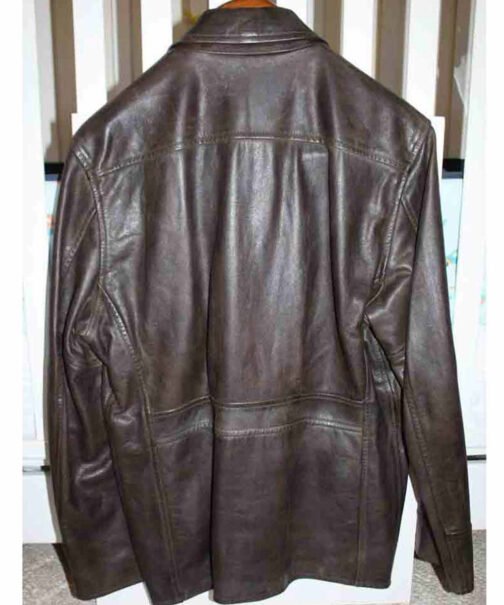 Dodge Connelly Leatherheads Brown Leather Jacket - Image 3