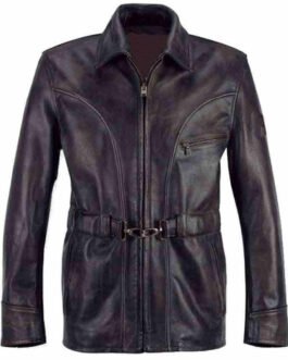 Dodge Connelly Leatherheads Brown Leather Jacket
