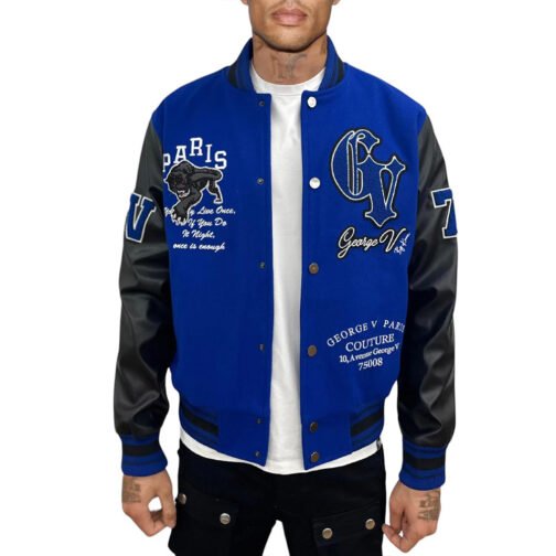 George V Panther Varsity Jacket - Image 6