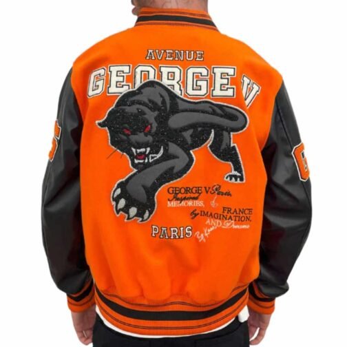 George V Panther Varsity Jacket - Image 9