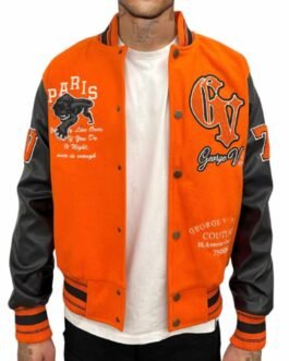 George V Panther Varsity Jacket