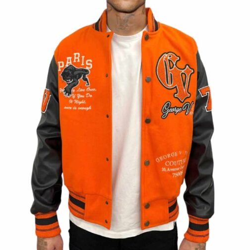 George V Panther Varsity Jacket - Image 2