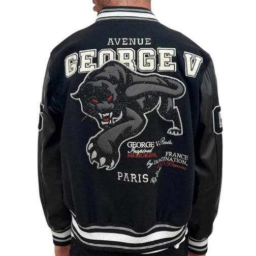 George V Panther Varsity Jacket - Image 13