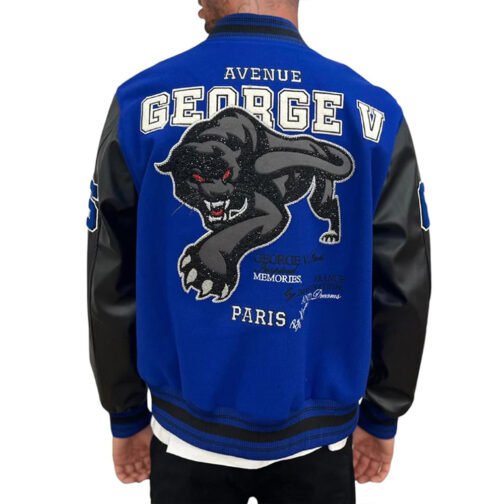 George V Panther Varsity Jacket - Image 12