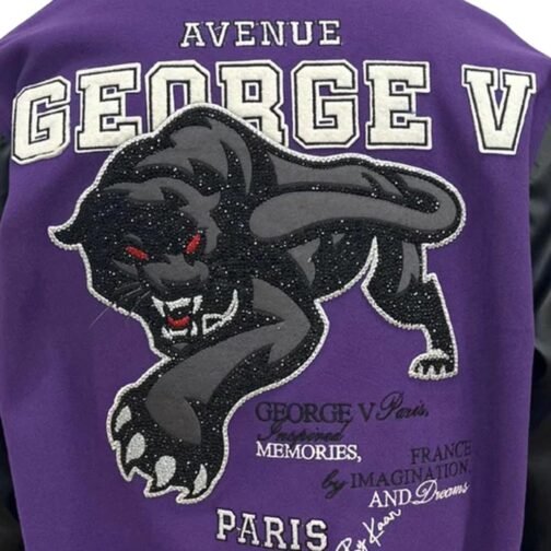 George V Panther Varsity Jacket - Image 14