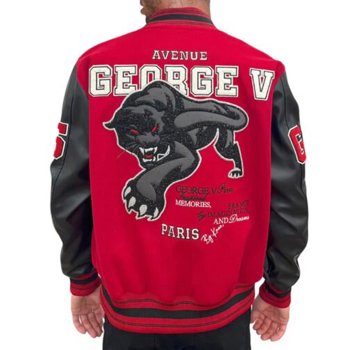 George V Panther Varsity Jacket - Image 8