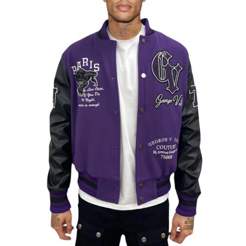 George V Panther Varsity Jacket - Image 5
