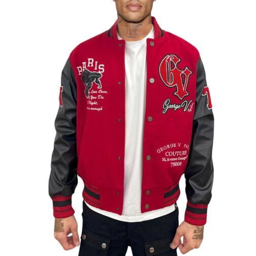George V Panther Varsity Jacket