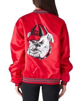 Georgia Bulldogs Bomber Red Jacket