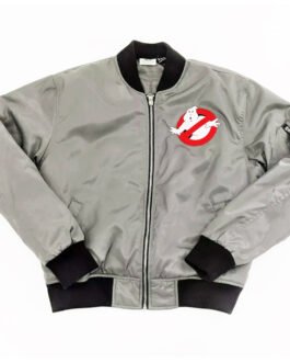 Ghostbusters Gray Bomber Jacket