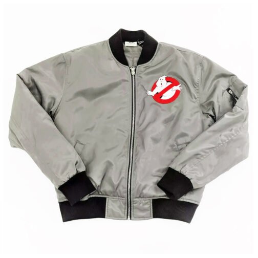 Ghostbusters Gray Bomber Jacket