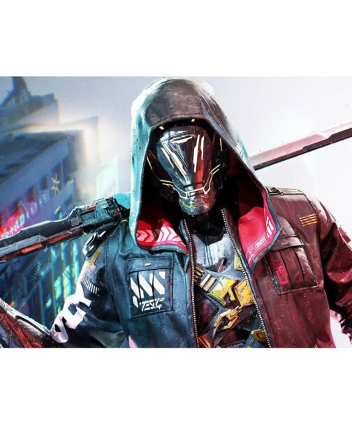 Ghost Runner Cyberpunk Ninja Hoodie - Image 4