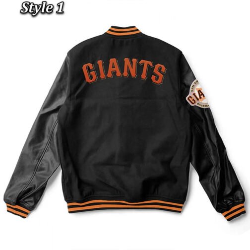 SF Giants Baseball Varsity Jacket - Image 2