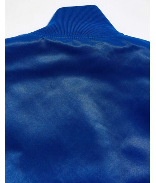 Giants New York Blue and White Satin Jacket - Image 7