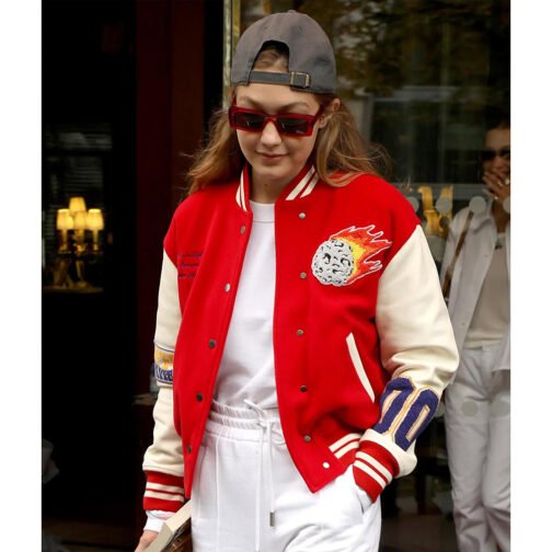 Gigi Hadid Meteor Shower Varsity Jacket - Image 2
