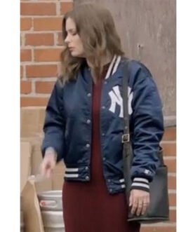 Gillian Jacobs Love NY Yankee Jacket