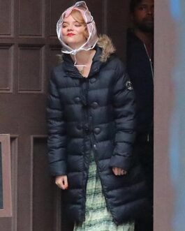Peaky Blinders S05 Anya Taylor-Joy Puffer Black Parka