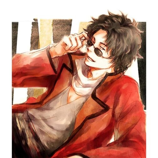 Tatsuma Sakamoto Gintama Wool Coat - Image 3