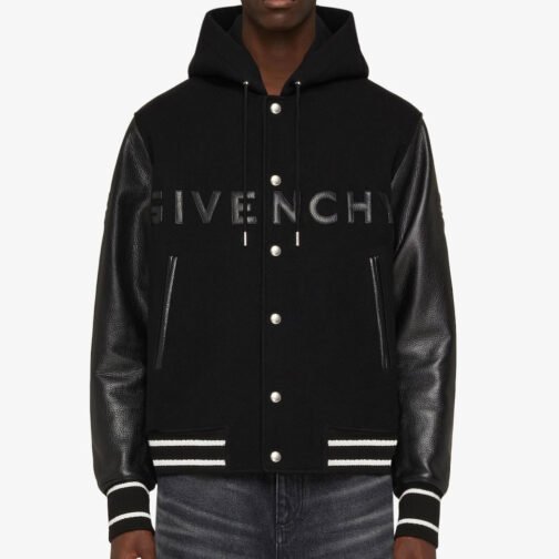 Givenchy Wool/Leather Jacket - Image 9