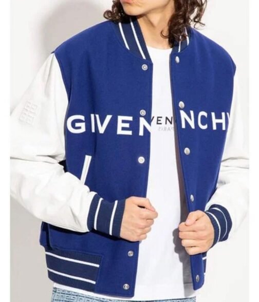 Varsity Givenchy Logo Jacket - Image 21