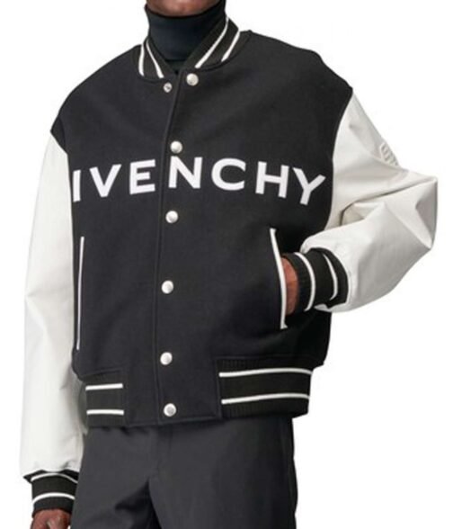 Varsity Givenchy Logo Jacket - Image 22