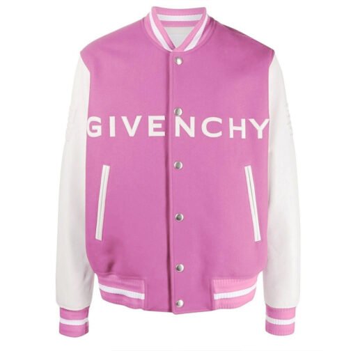 Varsity Givenchy Logo Jacket - Image 7