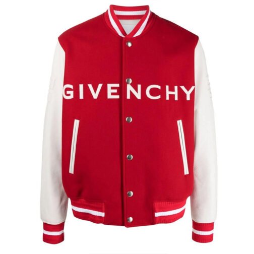 Varsity Givenchy Logo Jacket - Image 8