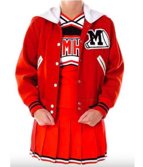 Cheerios Brittany Pierce Glee Varsity Jacket - Image 4