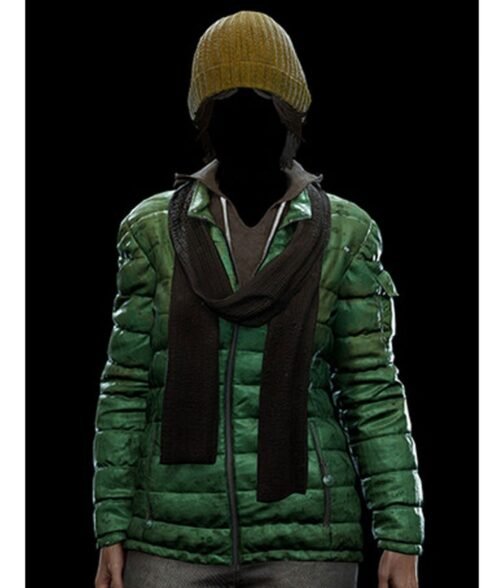 Gloria Spider-Man Green Puffer Jacket - Image 7