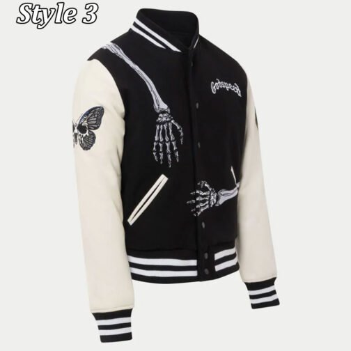 Skull Rod Godspeed Letterman Varsity Jacket - Image 13