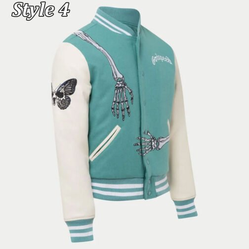 Skull Rod Godspeed Letterman Varsity Jacket - Image 15