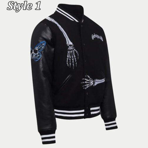 Skull Rod Godspeed Letterman Varsity Jacket - Image 11