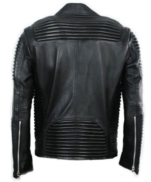 Men’s Godspeed Motorcycle Padded Leather Jacket - Image 3