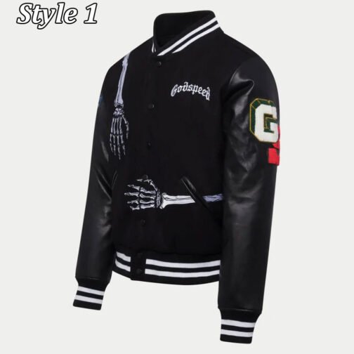 Skull Rod Godspeed Letterman Varsity Jacket - Image 16