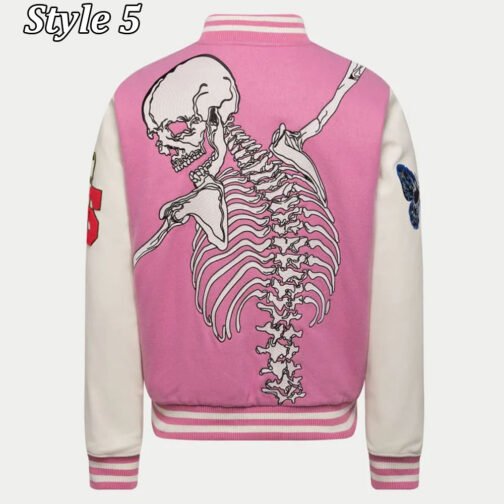 Skull Rod Godspeed Letterman Varsity Jacket - Image 10