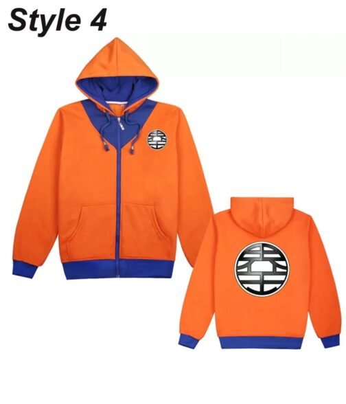 Goku Dragon Ball Zip Up Hoodie - Image 9