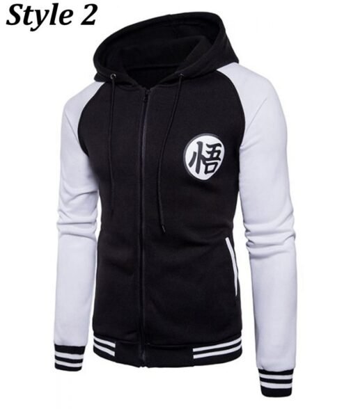Goku Dragon Ball Zip Up Hoodie - Image 2