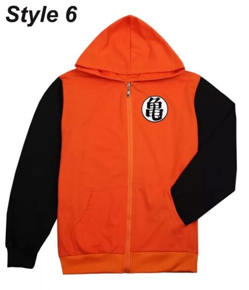 Goku Dragon Ball Zip Up Hoodie - Image 6