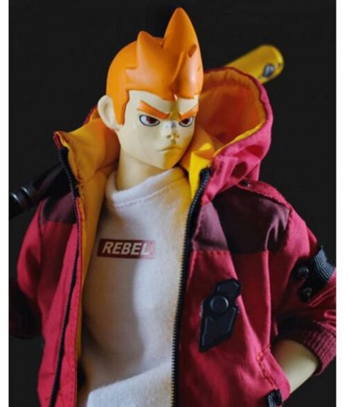 No Fear No Mercy Goku Pink Jacket with Hood - Image 5