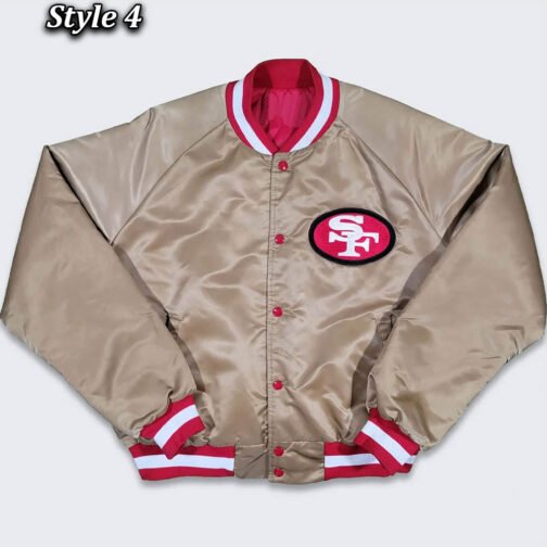 80’s San Francisco 49ers Bomber Jacket - Image 4