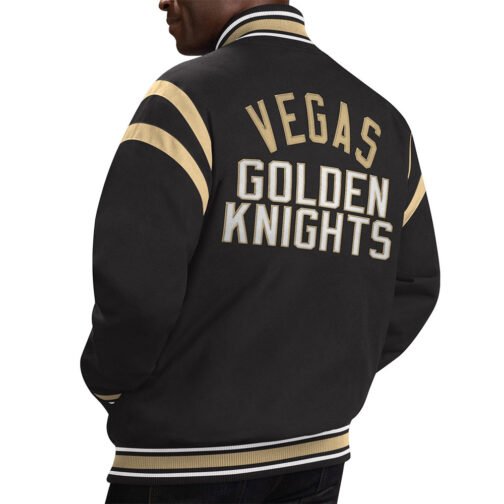 Golden Knights Tailback Black Varsity Jacket - Image 2