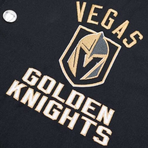 Golden Knights Tailback Black Varsity Jacket - Image 3